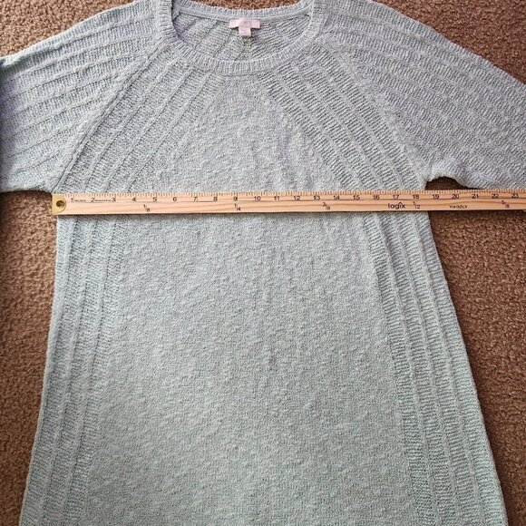 J.Jill Women Light Blue Sweater Long Sleeve Medium Tall RN97641 - Picture 7 of 7